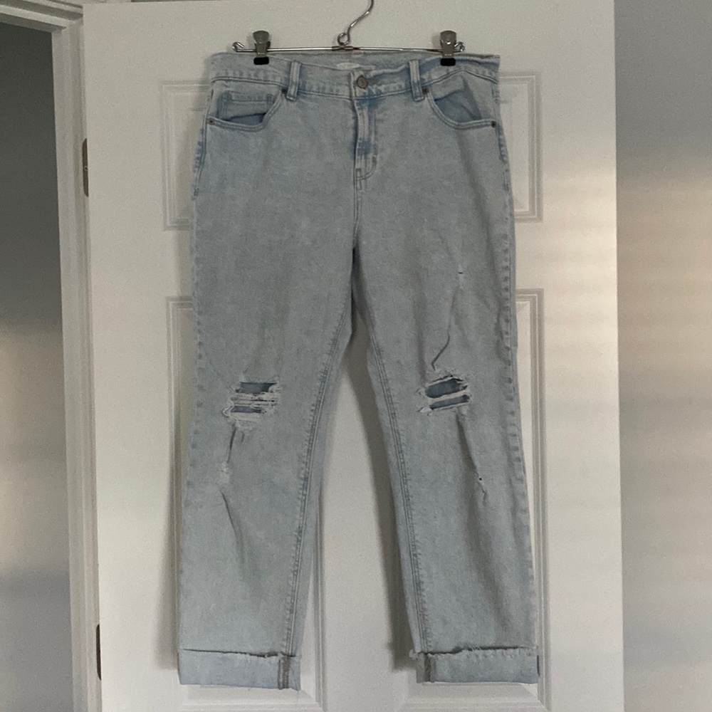 Old Navy Distressed Boyfriend Jeans